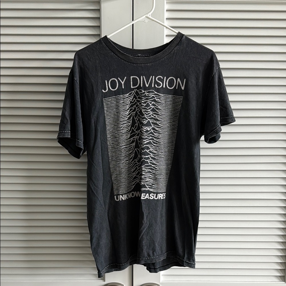 Black Joy Division Graphic T-Shirt